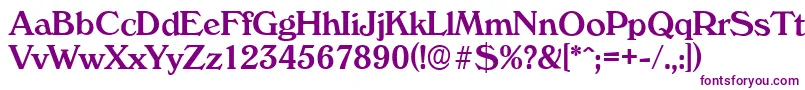 VeronaserialMediumRegular-fontti – violetit fontit