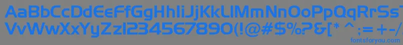 Asylbekm09handel.Kz Font – Blue Fonts on Gray Background