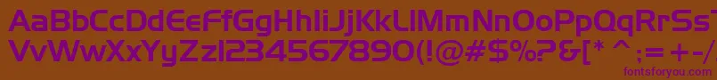 Asylbekm09handel.Kz Font – Purple Fonts on Brown Background