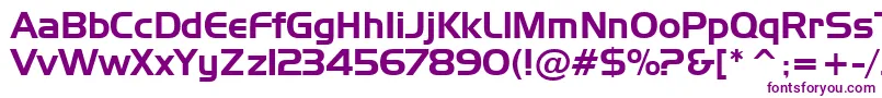 Asylbekm09handel.Kz Font – Purple Fonts on White Background