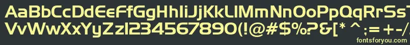 Asylbekm09handel.Kz Font – Yellow Fonts on Black Background