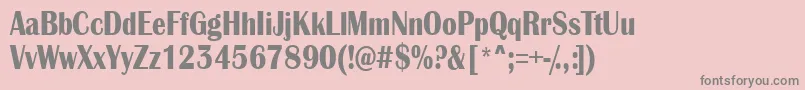 fuente AAlbionicnrBold – Fuentes Grises Sobre Fondo Rosa