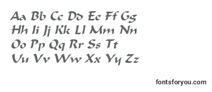 FlatBrushItalic Font