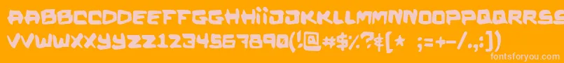 En savoir plus sur la police KalystГ©rine Police KalystГ©rine – polices roses sur fond orange