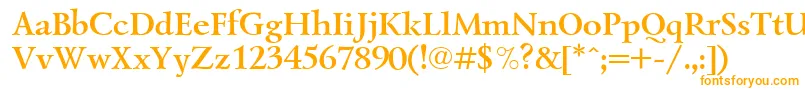 Шрифт LazurskiBoldCyrillic – оранжевые шрифты