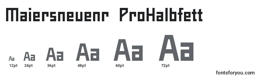 Maiersneuenr8ProHalbfett Font Sizes