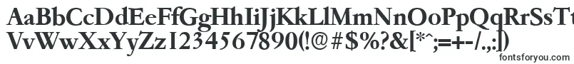 GarfeldserialBold-fontti – Televisioon tarkoitetut fontit