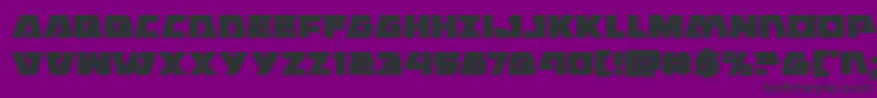 Eaglestrike Font – Black Fonts on Purple Background