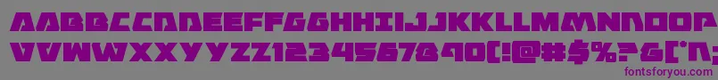 Eaglestrike Font – Purple Fonts on Gray Background