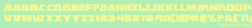 Eaglestrike Font – Yellow Fonts on Green Background