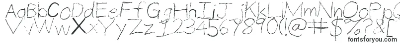 Шрифт ThinPencilHandwriting – широкие шрифты