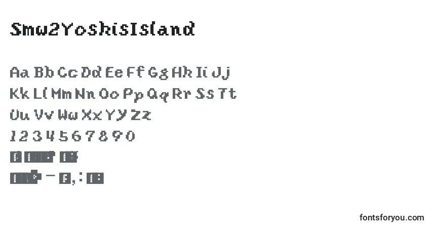 Smw2YoshisIsland-fontti – aakkoset, numerot, erikoismerkit