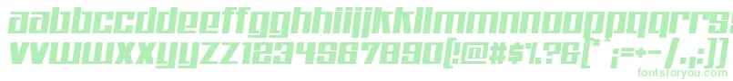 Kitchenpolice Font – Green Fonts on White Background