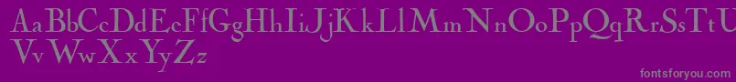 Cochinarchaic Font – Gray Fonts on Purple Background