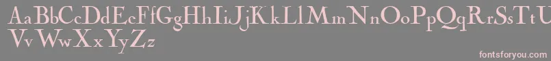 Cochinarchaic Font – Pink Fonts on Gray Background