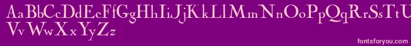 Cochinarchaic Font – Pink Fonts on Purple Background