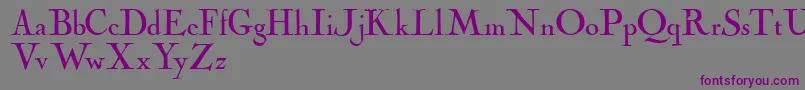 Cochinarchaic Font – Purple Fonts on Gray Background