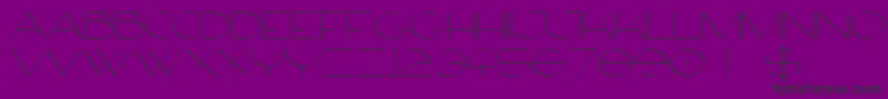 FirtyFree-Schriftart – Schwarze Schriften auf violettem Hintergrund