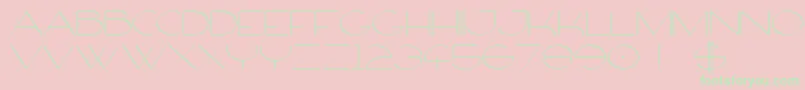 FirtyFree Font – Green Fonts on Pink Background