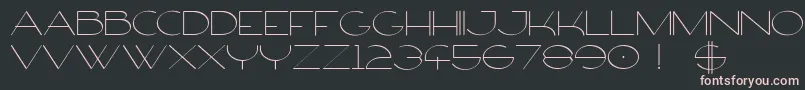 FirtyFree Font – Pink Fonts on Black Background