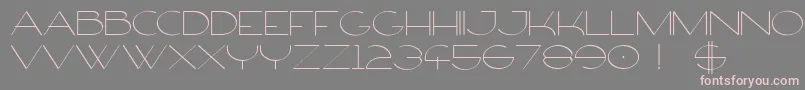 FirtyFree-Schriftart – Rosa Schriften auf grauem Hintergrund