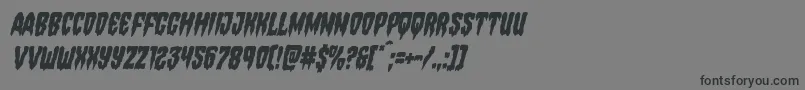 Подробнее о шрифте Hemogoblincondital Шрифт Hemogoblincondital – чёрные шрифты на сером фоне