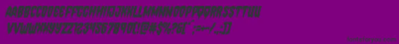 Hemogoblincondital Font – Black Fonts on Purple Background