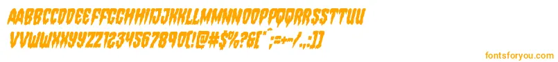 Hemogoblincondital Font – Orange Fonts on White Background