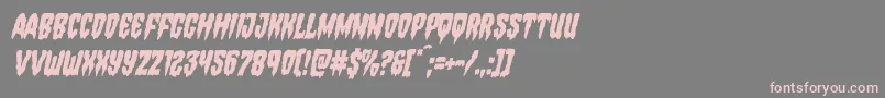 Hemogoblincondital Font – Pink Fonts on Gray Background