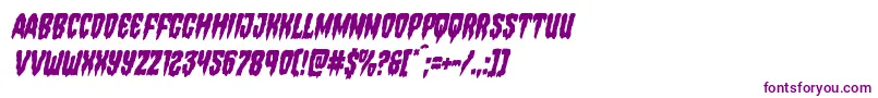 Hemogoblincondital Font – Purple Fonts on White Background