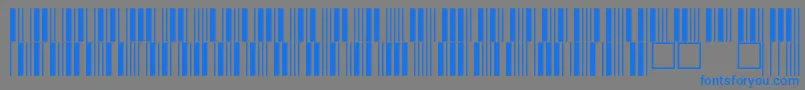 V100024 Font – Blue Fonts on Gray Background