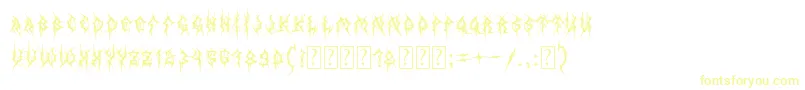 MbThinWorms Font – Yellow Fonts