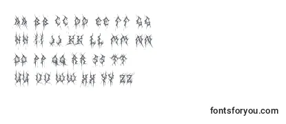 MbThinWorms Font