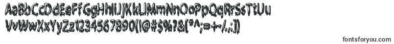 Gloop-Schriftart – Gruselige Schriften