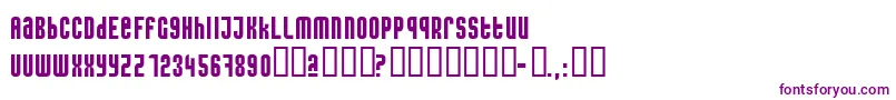 Caseconected Font – Purple Fonts on White Background