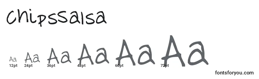 ChipsSalsa Font Sizes