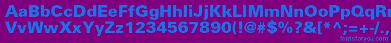 More about Partnerextrabold Font Partnerextrabold Font – Blue Fonts on Purple Background