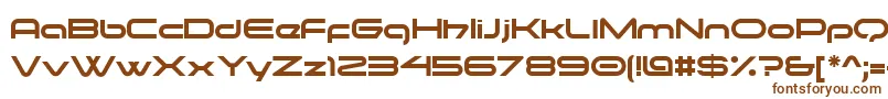 Шрифт Moonhouse – коричневые шрифты на белом фоне
