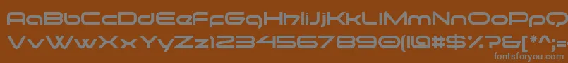 Шрифт Moonhouse – серые шрифты на коричневом фоне