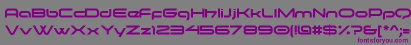 Шрифт Moonhouse – фиолетовые шрифты на сером фоне