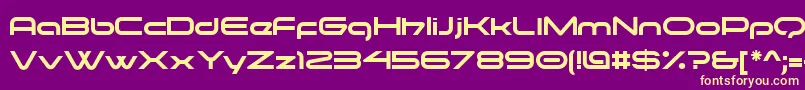 Moonhouse Font – Yellow Fonts on Purple Background