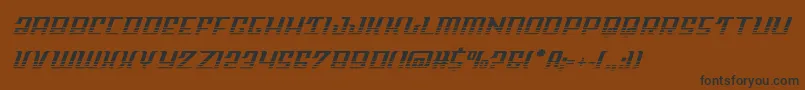 Skycabhalf Font – Black Fonts on Brown Background