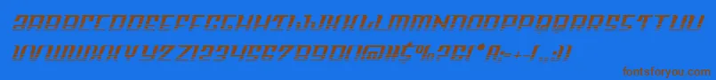Saiba mais sobre a fonte Skycabhalf Fonte Skycabhalf – fontes marrons em um fundo azul