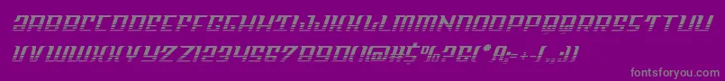 Skycabhalf Font – Gray Fonts on Purple Background
