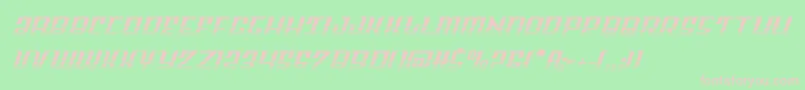 Skycabhalf Font – Pink Fonts on Green Background