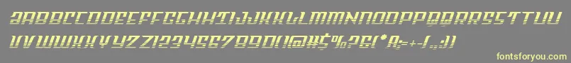 Skycabhalf Font – Yellow Fonts on Gray Background