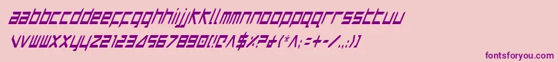 Harrici Font – Purple Fonts on Pink Background