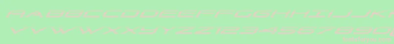 Grandsportgradital Font – Pink Fonts on Green Background