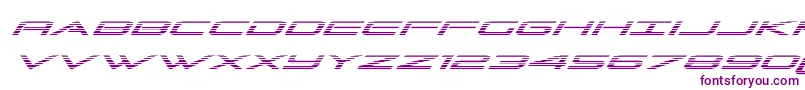 Czcionka Grandsportgradital – fioletowe czcionki