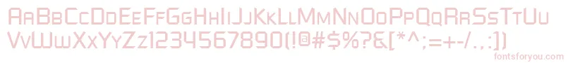 Шрифт Futured – розовые шрифты